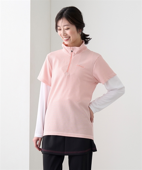 ニッセン（nissen） Tシャツ カットソー Kaepa ケイパ 重ね着風 ハーフ