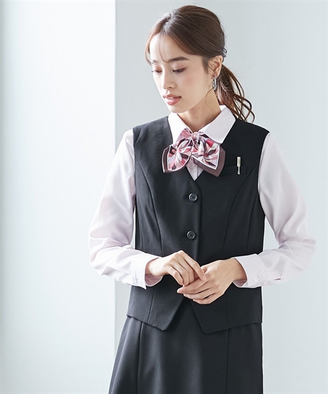 ニッセン（nissen） 事務服 ベストスーツ レディース 会社制服 洗える