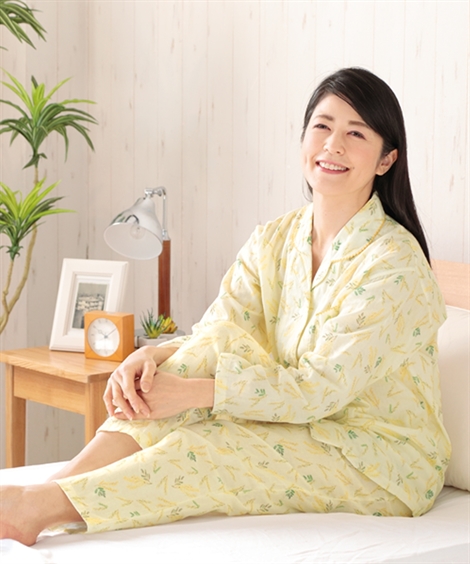 ニッセン（nissen） パジャマ 上下セット ヒビヤカダン ス タイル 二重