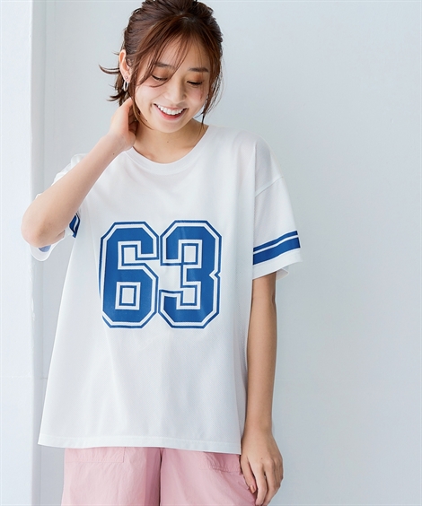 ニッセン（nissen） Tシャツ カットソー レディース ナンバリング
