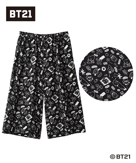 ニッセン（nissen） ワイドパンツ レディース BT21 ステテコ パンツ 有
