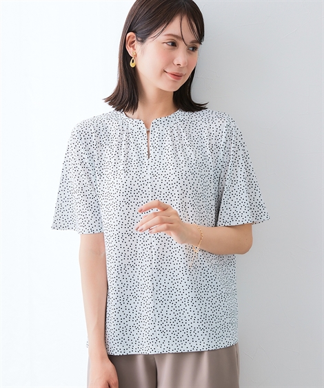 ニッセン（nissen） Tシャツ カットソー レディース 素材ライン