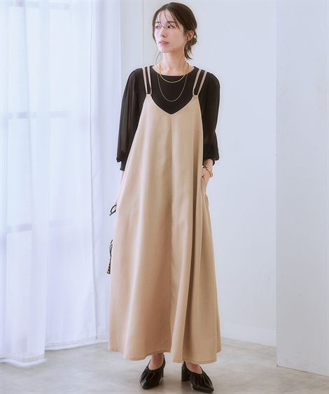 ニッセン（nissen） ワンピース ロング マキシ レディース ダブル