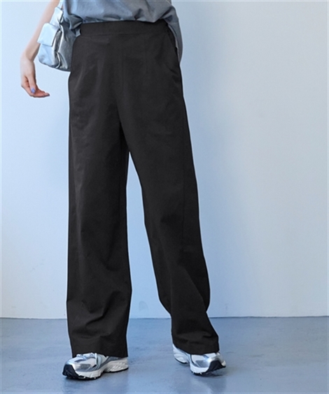 ニッセン（nissen） ワイドパンツ レディース 24時間ずっと快適かる