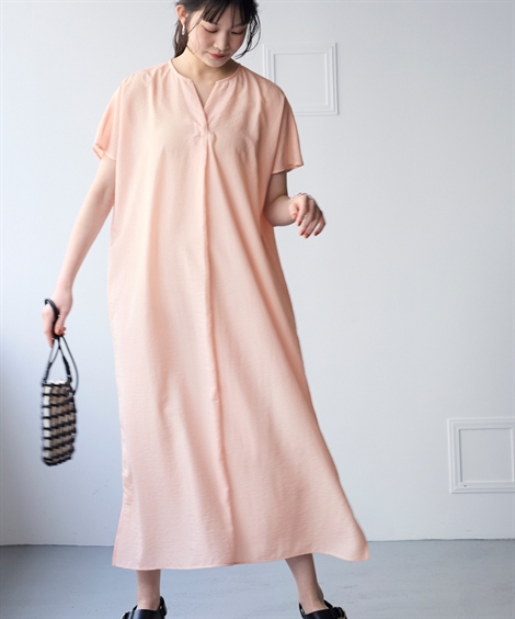 ニッセン（nissen） ワンピース ロング マキシ レディース 美極 シャツ