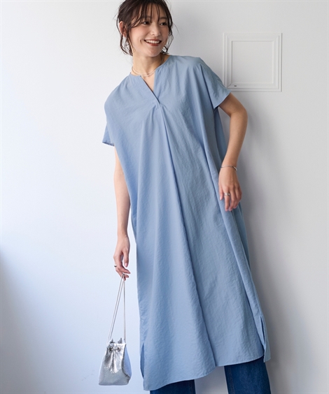 ニッセン（nissen） ワンピース ロング マキシ レディース 美極 シャツ