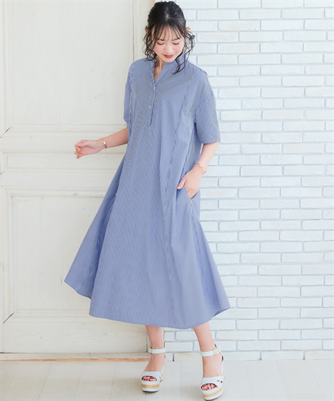 ニッセン（nissen） ワンピース ロング マキシ レディース バンド