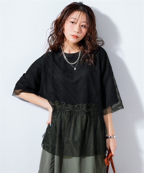 専用　後半画像3枚セット【5907、5906、5905 ニッセン（nissen） Tシャツ カットソー レディース 2点セット