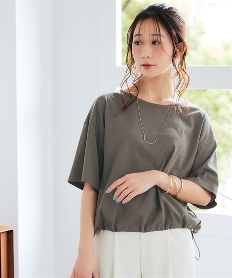 ニッセン（nissen） Tシャツ カットソー レディース 綿100％ しっかり