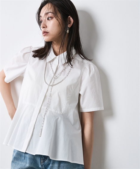 ナ*ミ様 ブラウス・フィルモ Lサイズ ニッセン（nissen） シャツ ブラウス 小さいサイズ レディース 袖