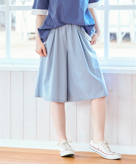 ニッセン（nissen） ガウチョパンツ レディース ストレッチ うす軽