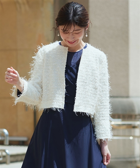 ニッセン（nissen） 結婚式 レディース パーティー ドレス フリンジ