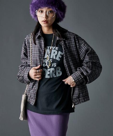 ニッセン（nissen） アウター レディース チェック ブルゾン GEVS. 春