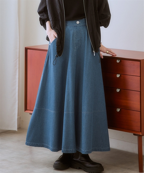 新品未使用 Theoryネイビーロングスカート 麻 イタリア製 ロングスカート ネイビー | EDGE OF LINE｜ONLINE STORE