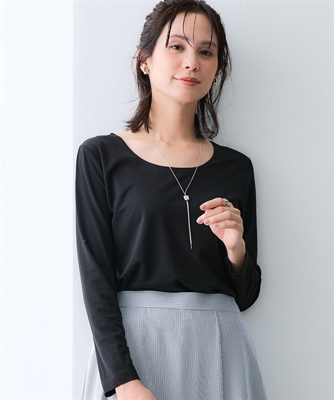 ニッセン（nissen） Tシャツ カットソー レディース 透け対策