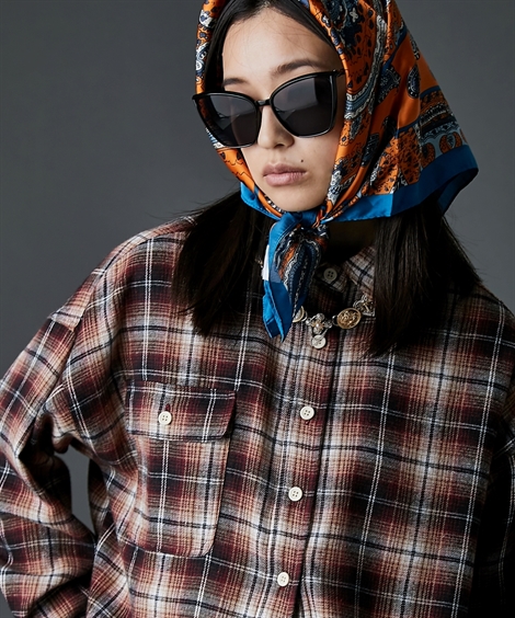 ニッセン（nissen） シャツ ブラウス レディース オーバーサイズ