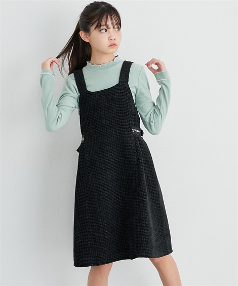 ニッセン（nissen） ジャンパースカート 子供服 キッズ ツイード