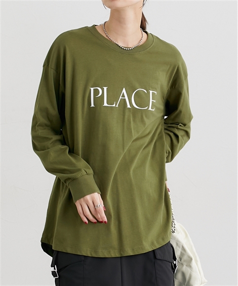 ニッセン（nissen） Tシャツ カットソー レディース ロング丈 長袖
