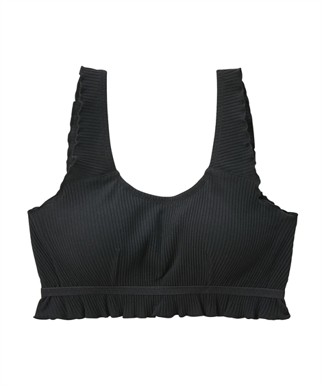 ノンワイヤーブラジャー レディース まるでNOブラ ハーフトップ ブラジャー ノンワイヤー 女性 インナー | LL/3L | ニッセン nissen | ニッセン | 01