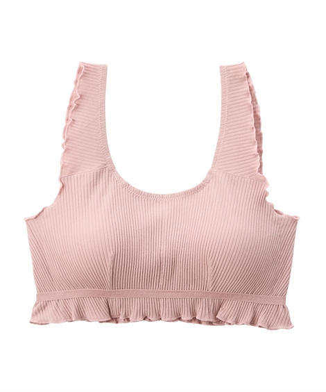 ノンワイヤーブラジャー レディース まるでNOブラ ハーフトップ ブラジャー ノンワイヤー 女性 インナー | LL/3L | ニッセン nissen | ニッセン | 02