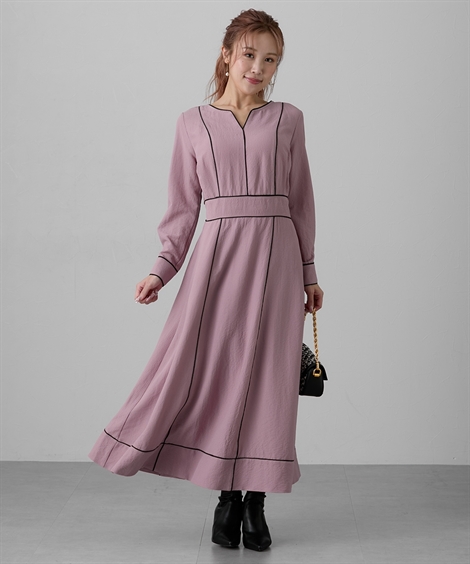 ニッセン（nissen） ワンピース ロング マキシ レディース 大きい胸