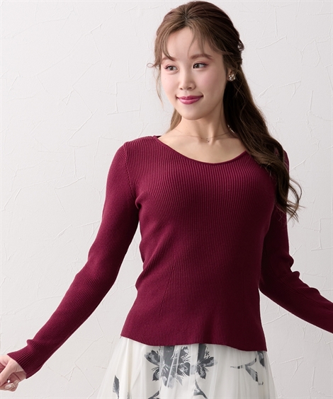 ニッセン（nissen） ニット セーター レディース 大きい胸専用 日本製