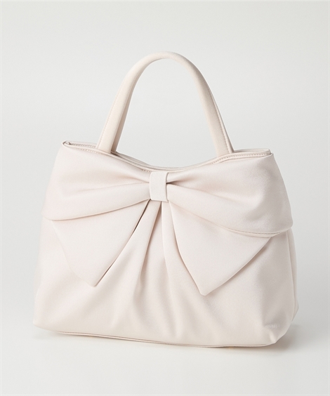 ニッセン（nissen） レディース 両面リボン カラー ソフト バッグ 春