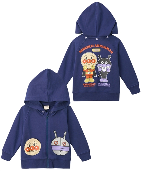 ニッセン（nissen） カーディガン 子供服 ベビー アンパンマン フード