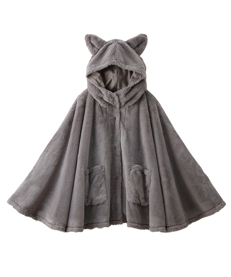 ニッセン（nissen） パジャマ レディース 着れば猫 耳付き 前開き