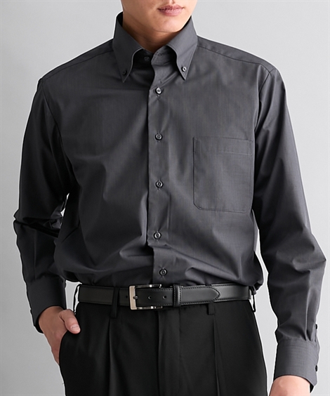 ニッセン（nissen） ワイシャツ メンズ シック カラー 形態安定ボタン