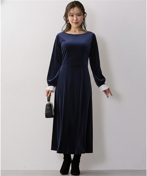 ニッセン（nissen） ワンピース ロング マキシ レディース 大きい胸