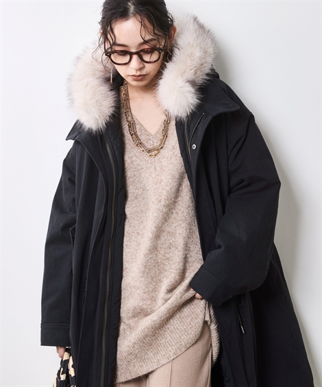 ニッセン（nissen） コート アウター レディース ライナー付モッズ