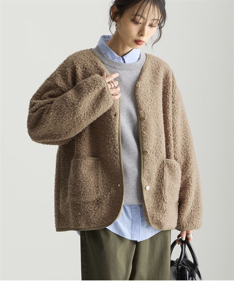 ニッセン（nissen） ジャケット アウター レディース フェイクリング