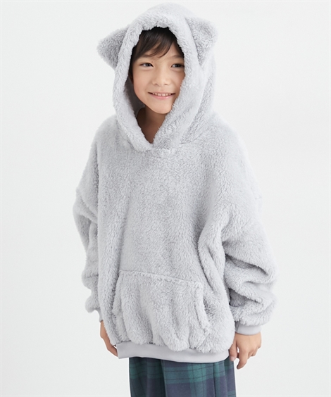ニッセン（nissen） トレーナー 子供服 キッズ ボア アニマル耳