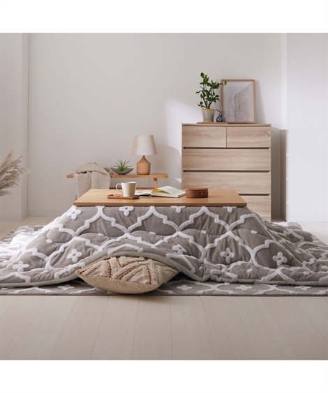 ニッセン（nissen） こたつ布団 こたつ掛布団 カットボアフランネル