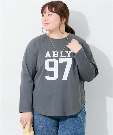 ニッセン（nissen） Tシャツ カットソー レディース ロゴ プリント