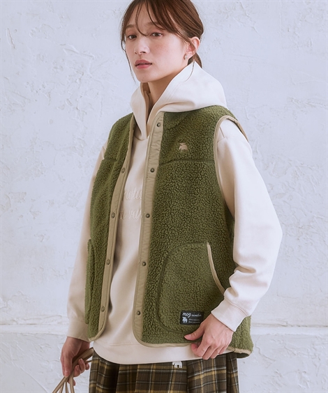 ニッセン（nissen） ジャケット アウター レディース moz モズ ボア