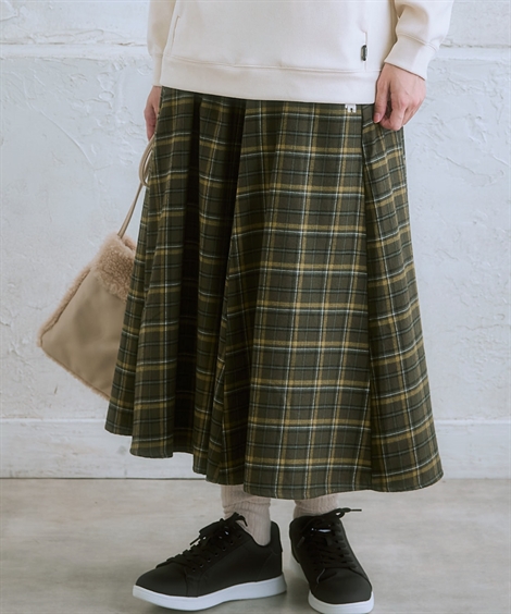 ニッセン（nissen） ロングスカート レディース moz モズ ネルチェック