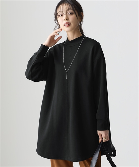 ニッセン（nissen） チュニック レディース 綿100％ 裏起毛 スウェット