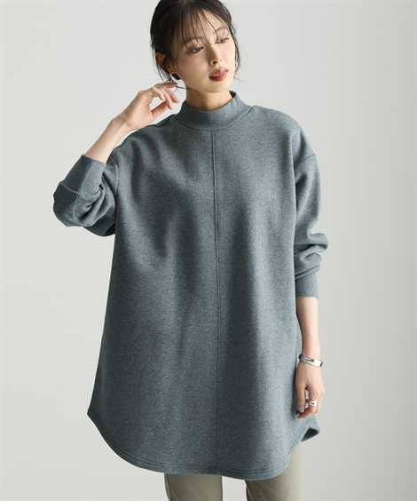 ニッセン（nissen） チュニック レディース 綿100％ 裏起毛 スウェット