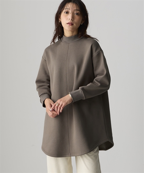 ニッセン（nissen） チュニック レディース 綿100％ 裏起毛 スウェット