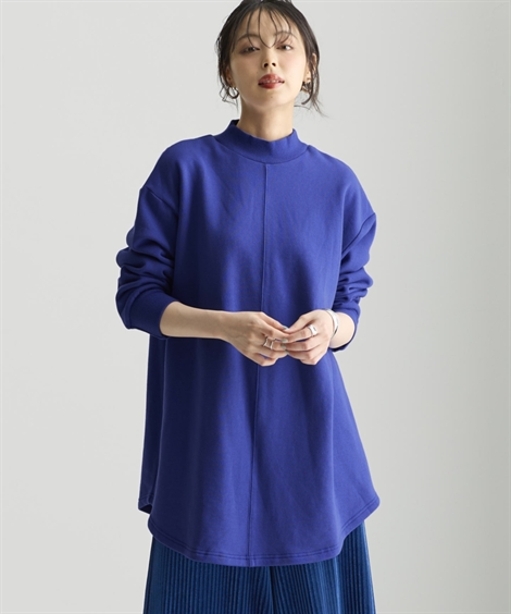 ニッセン（nissen） チュニック レディース 綿100％ 裏起毛 スウェット