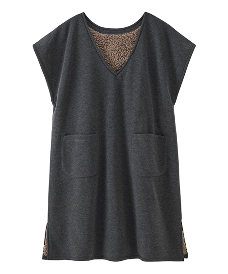 ニッセン（nissen） パジャマ レディース 圧倒的裏ボア エプロン 風