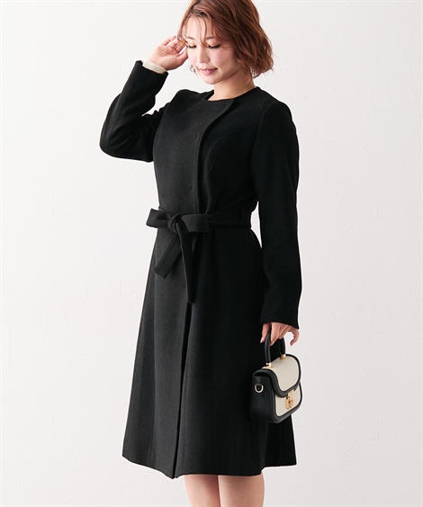 ニッセン（nissen） コート アウター レディース 大きい胸専用 ウール