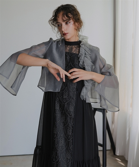 ニッセン ボレロ ジャケット レディース オケージョンドレス 2WAY