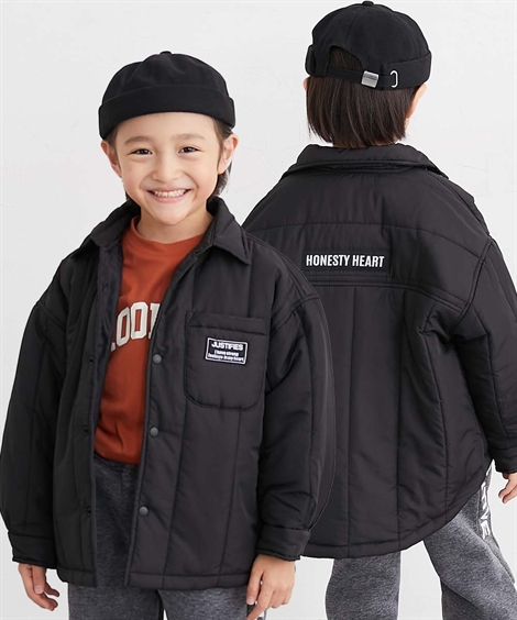 ニッセン（nissen） アウター 子供服 キッズ 中綿 シャツ ジャケット