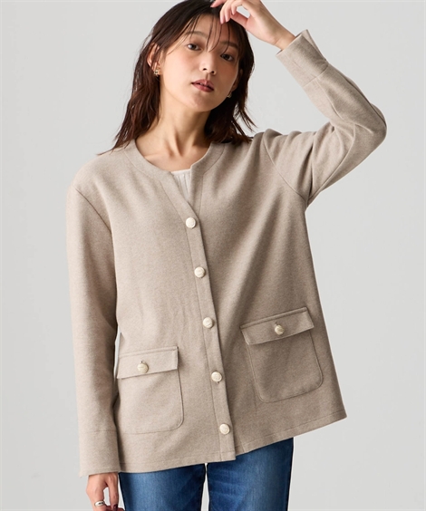 ニッセン（nissen） ジャケット アウター レディース 洗濯機で洗える