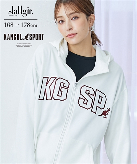 ニッセン（nissen） パーカー レディース KANGOL SPORT 高身長 トール