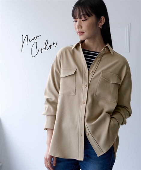 ニッセン（nissen） シャツ ブラウス レディース 美極 配色ステッチ