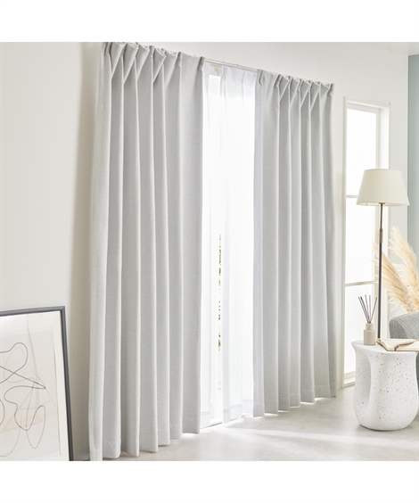 ニッセン（nissen） カーテンレース セット 4枚組 カーテン 1級遮光 遮